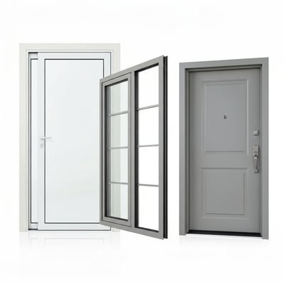 Set roller shutters — smooth dust-proof double-track slid…