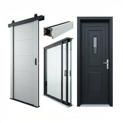 Set roller shutters — smooth dust-proof double-track slider, EPDM gasket