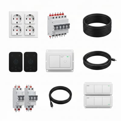 Set zigbee switches — ELCB 30mA shock-protection technology