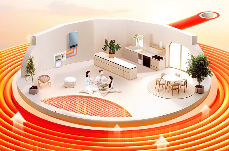 Ống sưởi sàn PE-RT - màu vàng (gia dụng) (BLD-HEATING-105) thumbnail 2