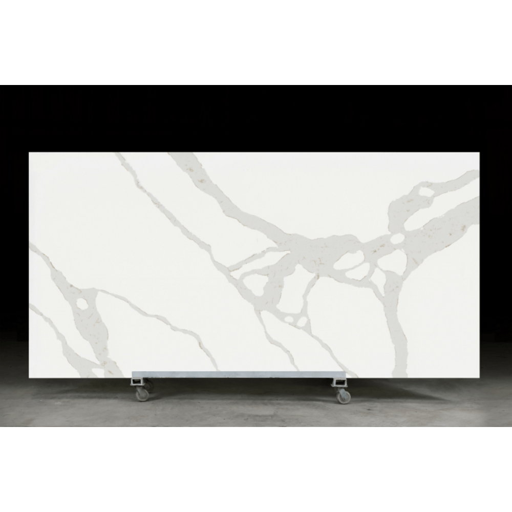 Calacatta trắng vân xám Engineered Quartz