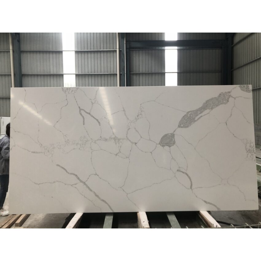 Calacatta trắng đá thạch anh nhân tạo (PXQZ114) thumbnail 4